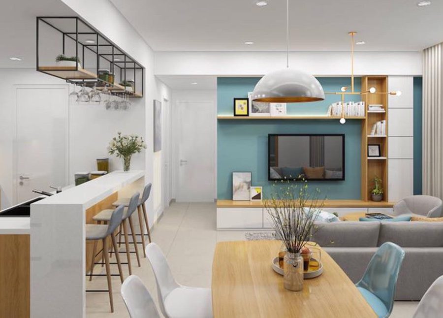 Mẫu nội thất chung cư đẹp, hiện đại do Nội Thất Gỗ Xinh thi công